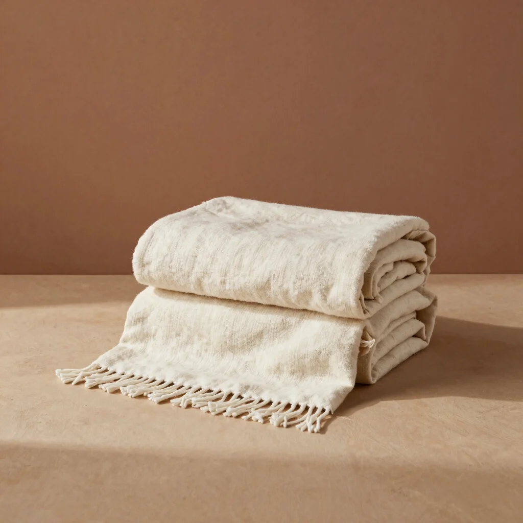 Hand-Loomed Organic Cotton Throw