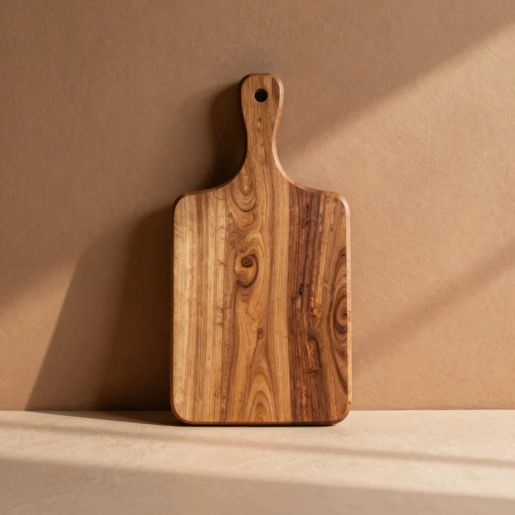 Carved Teak Wood Serving Board