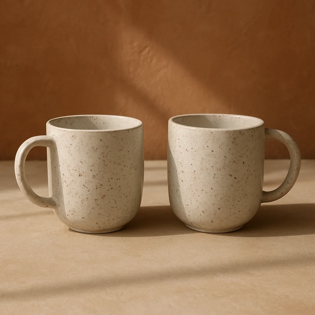 Speckled Ceramic Mug Set